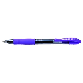 Zseléstoll, 0,32 mm, nyomógombos, PILOT &quot;G-2&quot;, lila
