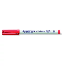 Táblamarker, 1 mm, M, kúpos, STAEDTLER &quot;Lumocolor 301&quot;, piros