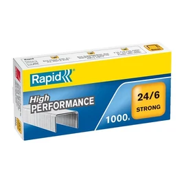 Tűzőkapocs, 24/6, horganyzott, RAPID &quot;Strong&quot;