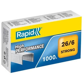 Tűzőkapocs, 26/6, horganyzott, RAPID &quot;Strong&quot;