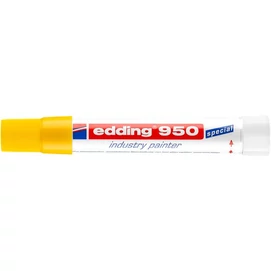 Jelölő marker, 10 mm, kúpos, EDDING &quot;950&quot;, sárga