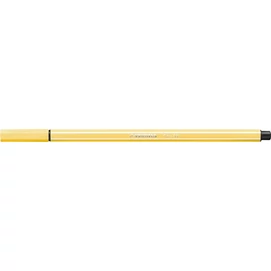 Filctoll, 1 mm, STABILO &quot;Pen 68&quot;, sárga