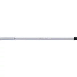 Filctoll, 1 mm, STABILO &quot;Pen 68&quot;, világos szürke