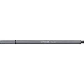 Rostirón, 1 mm, STABILO &quot;Pen 68&quot;, sötét szürke