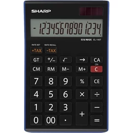 Számológép, asztali, 14 számjegy, SHARP &quot;EL-145TBL&quot;