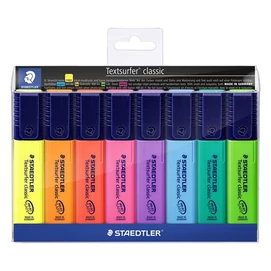 Szövegkiemelő készlet, 1-5 mm, STAEDTLER &quot;Classic 364&quot;, 8 különböző szín