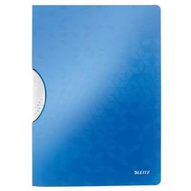 Gyorsfűző, klipes, PP, A4, LEITZ &quot;Wow ColorClip&quot; kék