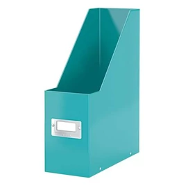 Iratpapucs, PP/karton, 95 mm, LEITZ &quot;Click&amp;Store&quot;, jégkék