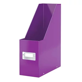 Iratpapucs, PP/karton, 95 mm, LEITZ &quot;Click&amp;Store&quot;, lila