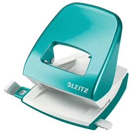 Lyukasztó, kétlyukú, 30 lap, LEITZ &quot;Nexxt Wow&quot;, jégkék