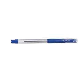 Golyóstoll, 0,3 mm, kupakos, UNI &quot;SG-100 Lakubo&quot;, kék