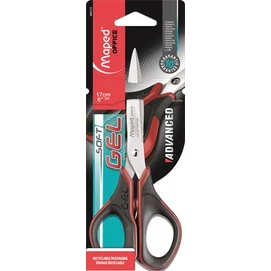 Olló, általános, 17 cm, MAPED &quot;Advanced Gel&quot;