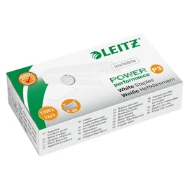 Tűzőkapocs, 24/6, LEITZ &quot;P3&quot;, fehér