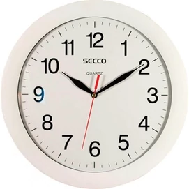 Falióra, 30 cm, SECCO, fehér keretes