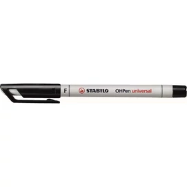 Alkoholmentes marker, OHP, 0,7 mm, STABILO &quot;OHPen F&quot;, fekete