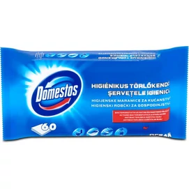 Nedves törlőkendő, 60 db, DOMESTOS &quot;óceán&quot;