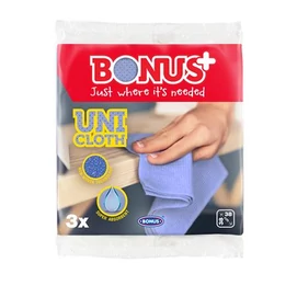 Törlőkendő, univerzális, perforált, 3 db BONUS &quot;Uni Cloth&quot;