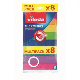 Törlőkendő, mikroszállal, VILEDA &quot;Colors&quot;