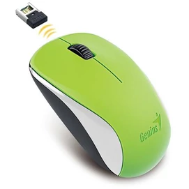 Egér, vezeték nélküli, optikai, normál méret, GENIUS &quot;NX-7000&quot; zöld