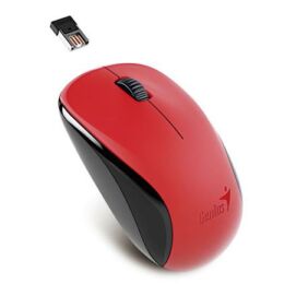 Egér, vezeték nélküli, optikai, normál méret, GENIUS "NX-7000" piros