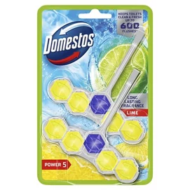 WC frissítő blokk, 2 db-os, DOMESTOS &quot;Power 5&quot;, lime