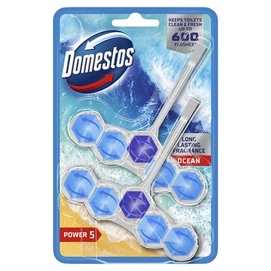 WC frissítő blokk, 2 db-os, DOMESTOS &quot;Power 5&quot;, óceán