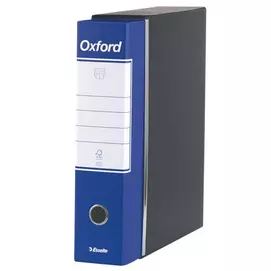 Tokos iratrendező, 80 mm, A4, karton, ESSELTE &quot;Oxford&quot;, kék