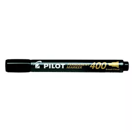 Alkoholos marker, 1,5-4 mm, vágott, PILOT "Permanent Marker 400", fekete
