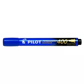 Alkoholos marker, 1,5-4 mm, vágott, PILOT "Permanent Marker 400", kék