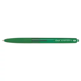 Golyóstoll, 0,22 mm, nyomógombos, PILOT &quot;Super Grip G&quot;, zöld