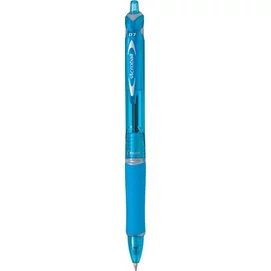 Golyóstoll, 0,25 mm, nyomógombos, PILOT &quot;Acroball&quot;, világoskék
