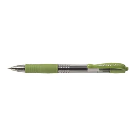 Zseléstoll, 0,32 mm, nyomógombos, PILOT &quot;G-2&quot;, világoszöld