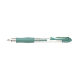 Zseléstoll, 0,32 mm, nyomógombos, PILOT &quot;G-2 Metallic&quot;, zöld