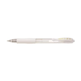 Zseléstoll, 0,32 mm, nyomógombos, PILOT &quot;G-2 Pastel&quot;, fehér