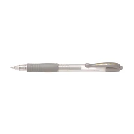Zseléstoll, 0,32 mm, nyomógombos, PILOT &quot;G-2 Metallic&quot;, ezüst