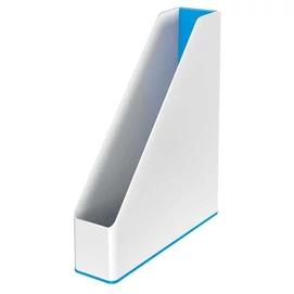 Iratpapucs, műanyag, 73 mm, kettős színhatású, LEITZ &quot;Wow&quot;, kék