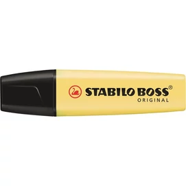 Szövegkiemelő, 2-5 mm, STABILO &quot;BOSS original Pastel&quot;, vanília