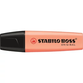 Szövegkiemelő, 2-5 mm, STABILO &quot;BOSS original Pastel&quot;, barack