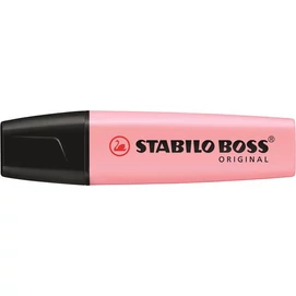 Szövegkiemelő, 2-5 mm, STABILO &quot;BOSS original Pastel&quot;, rózsa