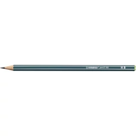 Grafitceruza, HB, hatszögletű, STABILO &quot;Pencil 160&quot;, olajzöld