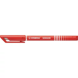 Tűfilc, 0,3 mm, STABILO &quot;Sensor&quot;, piros