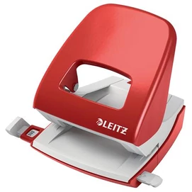 Lyukasztó, kétlyukú, 30 lap, LEITZ &quot;Nexxt&quot;, piros