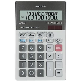 Számológép, asztali, 10 számjegy, SHARP &quot;EL-M711G&quot;