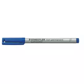Alkoholmentes marker, OHP, 0,6 mm, STAEDTLER "Lumocolor® 316 F", kék