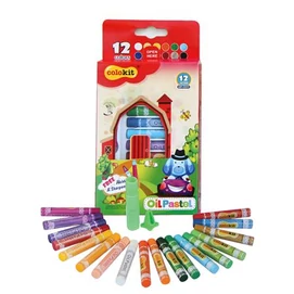 Olajpasztell kréta COLOKIT &quot;Oil Pastel&quot;, 12 különböző szín