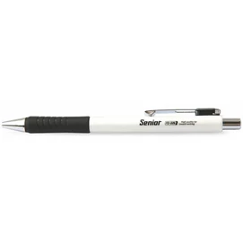 Golyóstoll, 0,4 mm, nyomógombos, FLEXOFFICE &quot;Senior&quot;, fekete
