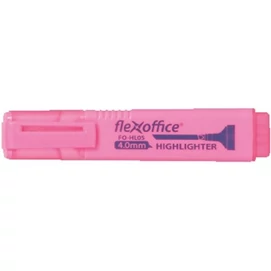 Szövegkiemelő, 1-4 mm, FLEXOFFICE &quot;HL05&quot;, rózsaszín