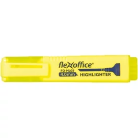 Szövegkiemelő, 1-4 mm, FLEXOFFICE &quot;HL05&quot;, sárga