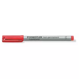 Alkoholmentes marker, OHP, 0,4 mm, STAEDTLER "Lumocolor® 311 S", piros
