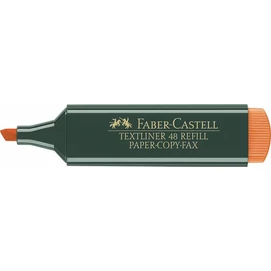 Szövegkiemelő, 1-5 mm, FABER-CASTELL, &quot;Textliner 48&quot;, narancs